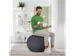 Ballon d'assise Leitz Ergo anti-basculement 55cm gris foncé