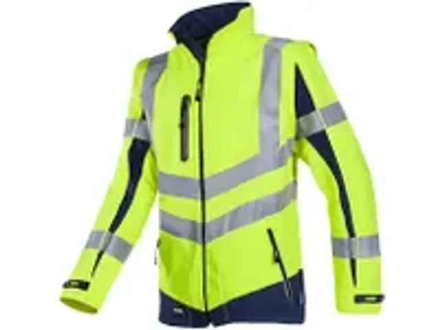 OUTLET Veste Softshell Sioen 724Z Malden jaune fluo/marine Taille M