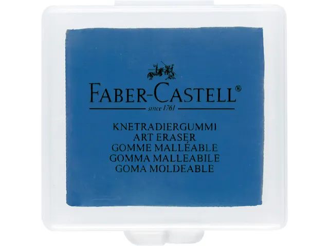 Kneedgum Faber-Castell in 3 kleuren assorti display 18 stuks