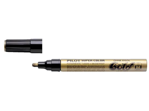 Viltstift Pilot Super Color Lakmarker Ronde Medium punt Goud