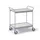 Universele Wagen 150kg 785x420mm 2 Etages Zilvergrijs