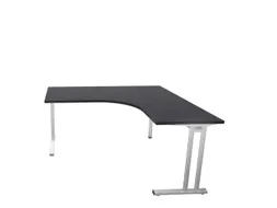 bureau in vrije vorm,HxBxD 740x1600x1600mm,vrije vorm,CC-zwart