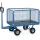 Handtrekwagen Trekoog 6433lz 700kg 1200x800mm Draadgaas Luchtbanden