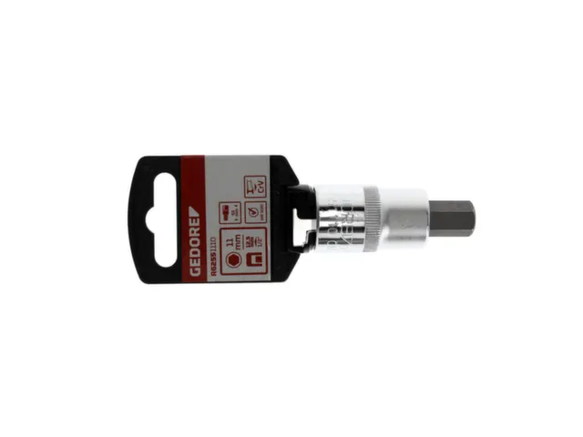 GEDORE R62551110 Schroevendraaierbit 1/2 inch 11mm lengte 55mm