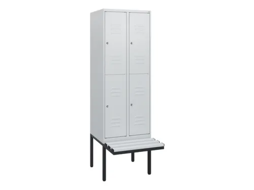 Dubbeldekse dekenkist,HxBxD 1950x600x815mm,2x2vak.,vak B 300mm