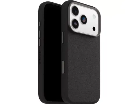 OtterBox Symmetry Leather iPhone 17 Pro hoesje zwart