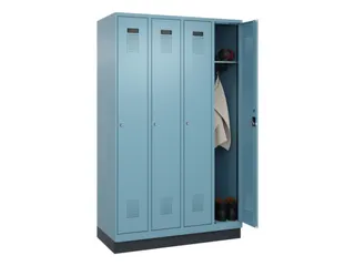 locker,HxBxD 1950x1200x500mm,4vak,vak B 300mm,cil.-slot,sokkel - 1