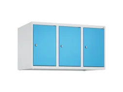 opzetkast,v. locker,3vak.,vak B 300mm,HxBxD 500x900x500mm,vleugeldeur