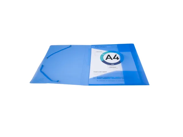 Elastomap 3 kleppen polypropyleen 5/10de Chromaline A4-Assorti