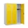 schoollocker,HxBxD 1530x1200x500mm,3vak,vak B 400mm,cil.-slot