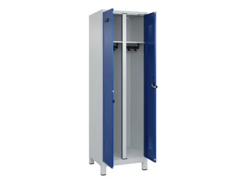locker voor scheiding van kleding,HxBxD 1950x600x500mm,2vak