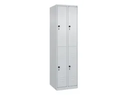 dubbeldekse locker,HxBxD 1850x500x500mm,2x2vak.,vak B 250mm
