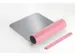 Sous-main Sigel enroulable 800x300x2mm rose-argent simili cuir