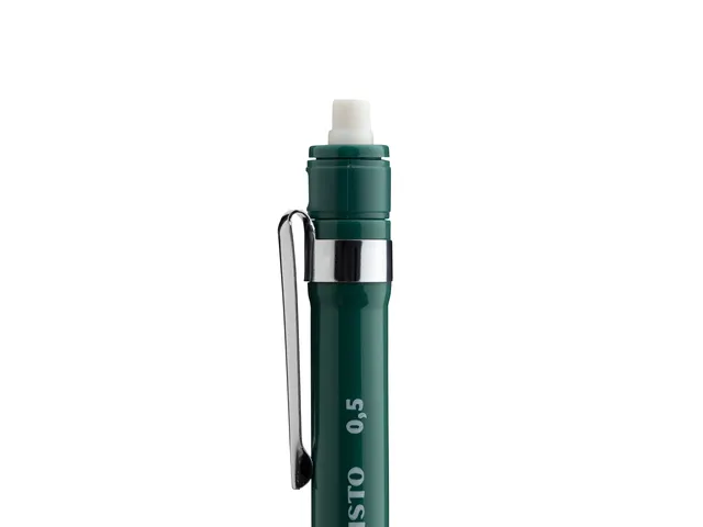Porte-mine Aristo Mystic green 0,5 poignée en caoutchouc, clip en mé