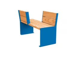 zitbank,B 1200mm,3latten,hout-zitting licht eikenhout,zitting H 450mm