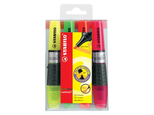 Markeerstift Stabilo Luminator Xt Assorti 4Stuks In Etui