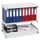 bijzetwagen,HxBxD 670x810x430mm,3niveaus,romp lichtgrijs