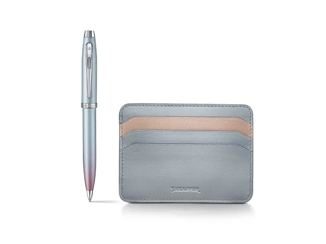 Balpen giftset Sheaffer 100 Expressions 9376 parelmoer, Chrome trims m