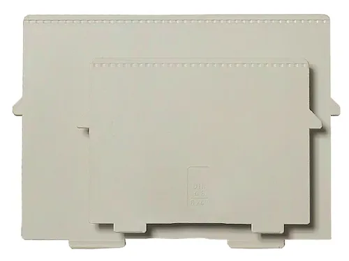 Scheidingsplaat Kaartenbak Multiform A6 Dwars Grijs