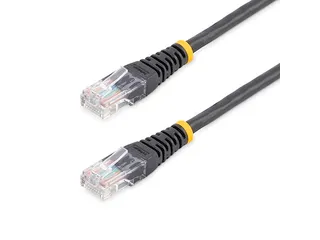 15m Cat5e Gegoten RJ45 UTP Netwerkkabel Zwart - 1
