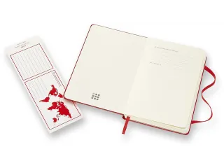 Notitieboek Moleskine pocket 90x140mm blanco hard cover scarlet red - 10