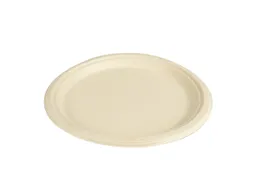 Bord IEZZY 260mm suikerriet PFAS-vrij naturel 50 stuks