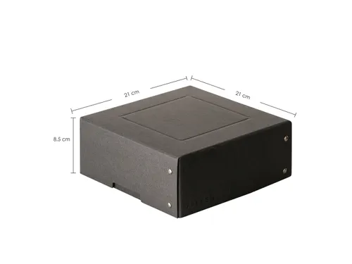 PureBox Black 200x200 85mm