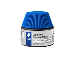 Viltstiftvulling Staedtler Lumocolor non-permanent 15ml blauw - 2