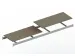 sol en bois,p. rayonnage grande largeur,lxP 2600x650mm