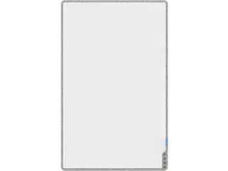 PLAYROOM Playboard draagbaar whiteboard M 75x118cm Grijs - 1