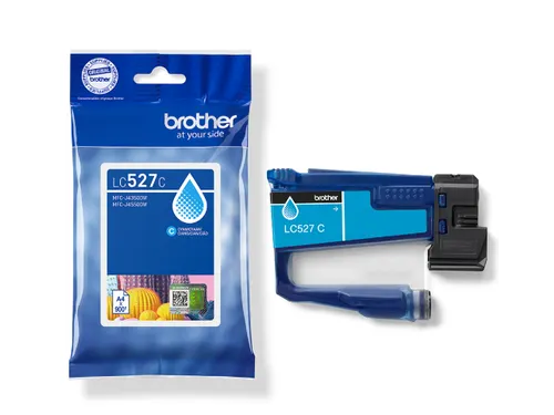 Inktcartridge Brother LC-527C blauw 900 pagina's