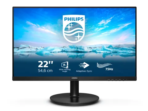 Philips V-Line 21,5 inch LCD Monitor 22 Inch Zwart
