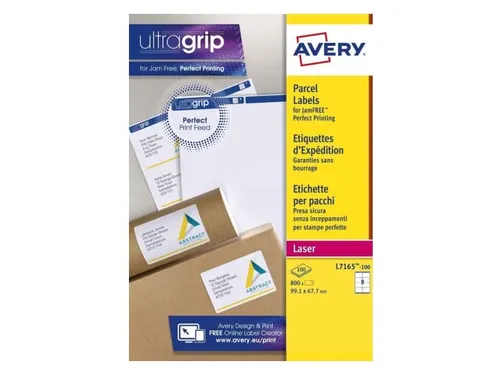 Verzendetiket Avery L7165-100 QuickPeel 99,1x67,7mm Wit 800 stuks