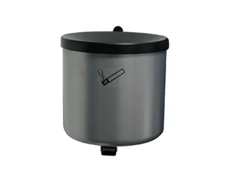 Veiligheidswandasbak 2.4 liter Hxd 145x150mm Kantelbaar Zilver