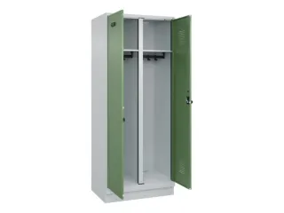 locker voor scheiding van kleding,HxBxD 1950x800x500mm,2vak - 1