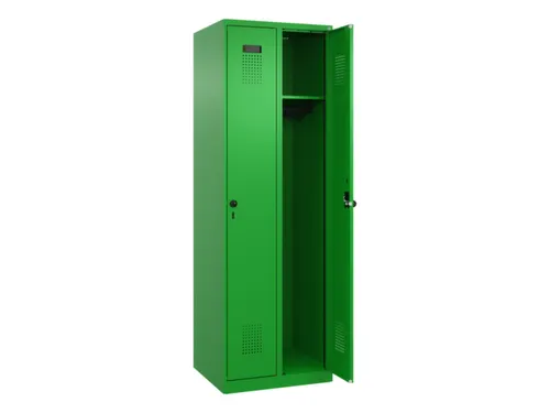 locker,HxBxD 1850x600x500mm,2vak,vak B 300mm,draaigrendel