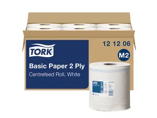 Poetsrol Tork 2-laags Wit Universal 121206 - 1