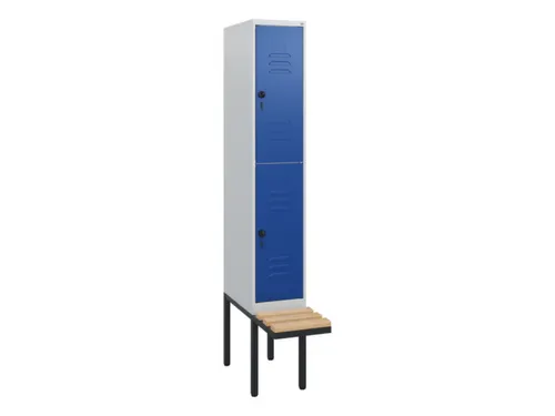 Dubbeldekse dekenkist,HxBxD 1950x300x815mm,1x2vak.,vak B 300mm