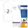 HERMA 8624 CD-etiketten A4 Ø 116mm/18,5mm mat Wit 20 stuks