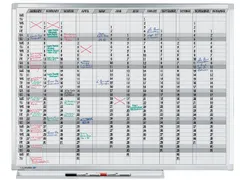 Planbord Legamaster professional jaarplanner horizontaal 90x120cm