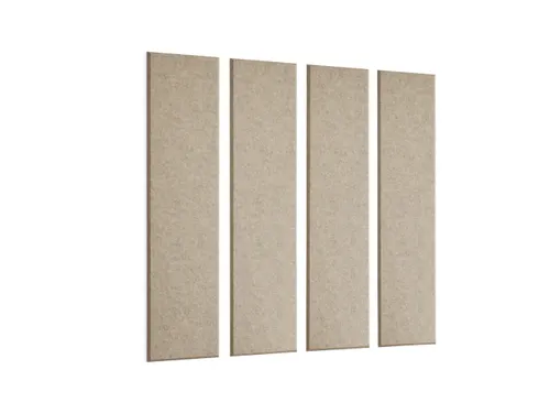 Akoestische PET-vilt wandtegels 30x120cm Beige 4 Stuks