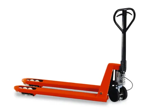 Palletwagen 2.5t Zwenk-/vorkwielen Rubber/nylon Dubbel Vork 1000mm