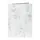 Correspondentiekaart Papicolor dubbel 105x148mm marmer grijs pak 6 st