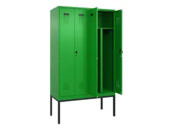 PBM-locker,HxBxD 2120x1200x500mm,4vak,vak B 300mm,draaigrendel