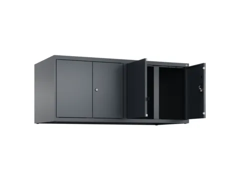 opzetkast,v. locker voor scheiding van kleding,4vak.,vak B 300mm