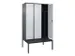 locker voor scheiding van kleding,HxBxD 2120x1200x815mm,3vak