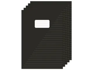Schrift Kangaro A4 lijn zwart pak a 5 stuks - 1