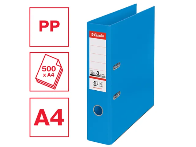 Ordner Esselte Vivida A4 75mm PP blauw