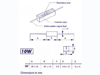 Weerstand 10W 8K2 - 3