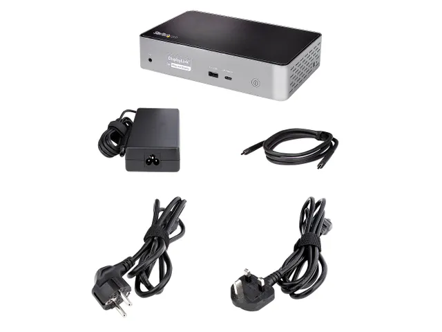 StarTech USB-C Docking Station 4K Quad Monitor 100W PD LAN